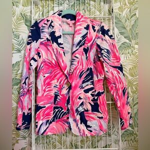 Lilly Pulitzer Women's Mindy Shawl Collar Blazer in Paradise Point